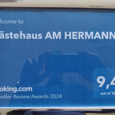 Gaestehaus Am Hermann โฮร์สเทล ภายนอก รูปภาพ