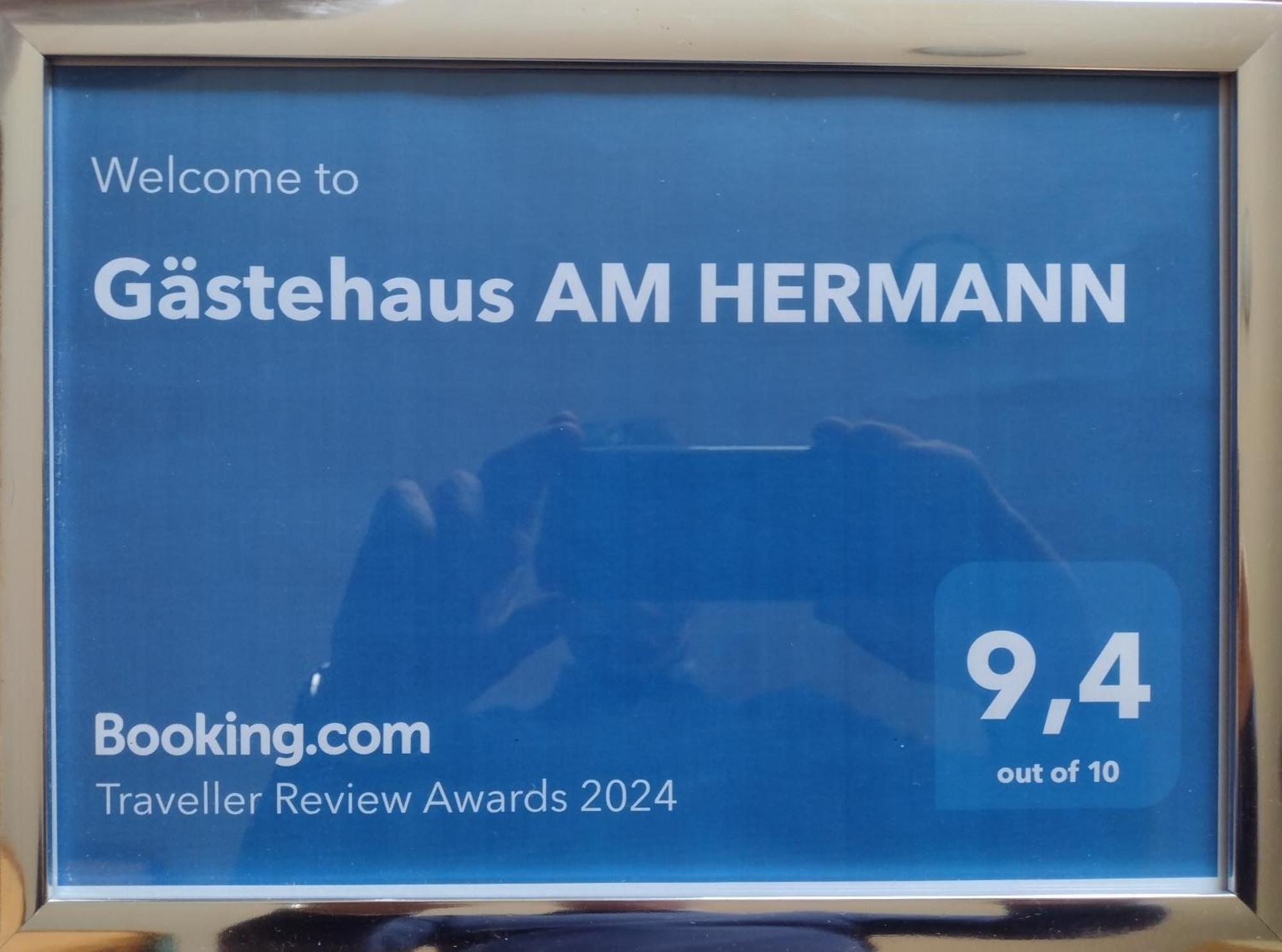 Gaestehaus Am Hermann โฮร์สเทล ภายนอก รูปภาพ